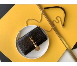 세인트로랑 YSL 페일 블러쉬 케이트 테슬 체인 크로스백