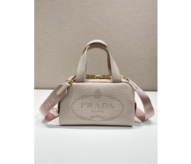 프라다 PRADA 로고 토트 크로스백